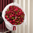  Burgundy peony